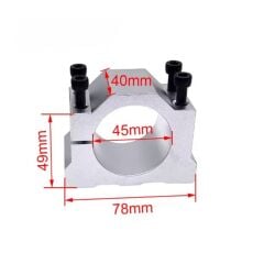 Alüminyum 45mm Spindle Motor Tutucu Holder