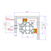 90x90  Kremayerli Köprü Modülü