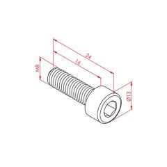 imbus vida M8 8 x 30