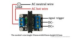 Röle Kartı 1 Kanal Solid State Relay SSR 5V 2A